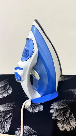 Efficient Blue and White Steam Iron for Sale
