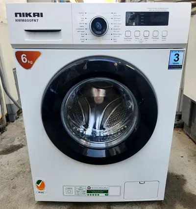 Nikai Front Load Washing Machine - 6 kg Capacity
