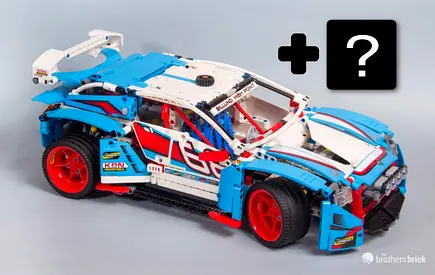 Lego rally car