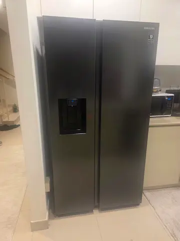 Samsung Refrigerator Side By Side With water dispenser ice maker Gray Color