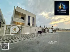 A luxurious villa for sale, combining elegance, comfort, and an ideal location in one of Ajman's