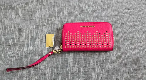 Original Michael Kors Red Wristlet – Brand New with Tag