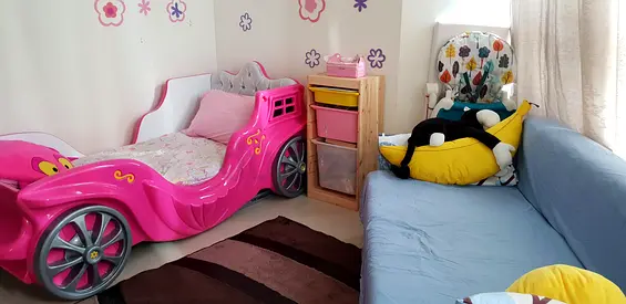 Charming Pink Princess Bed for Your Little One