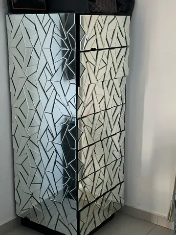 Mirrored Storage Chest