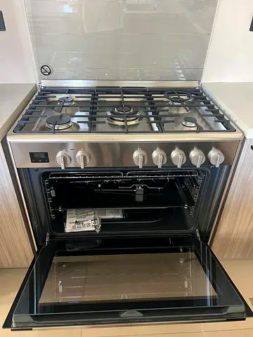 Bosch Series8 Top 5 Burner Gas Electric Oven Cooker Stove 90x60cm