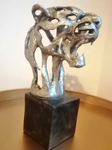 Libra Silver Resin art decoration