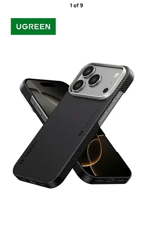 UGREEN Black Phone Case for iPhone 17 pro max