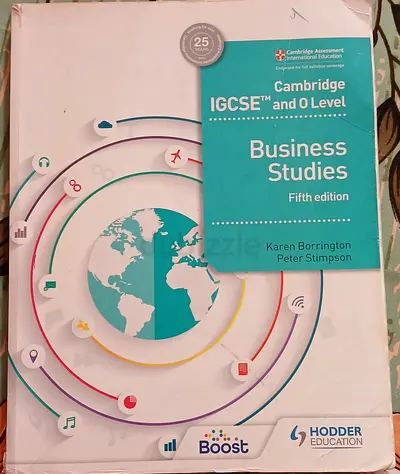 CAMBRIDGE IGCSE AND O LEVEL BUSINESS STUDIES TEXTBOOK 5TH EDITION IN GOOD CONDITION