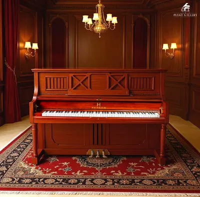 HEINRICH UPRIGHT PIANO HUP-115 MAHOGANY
