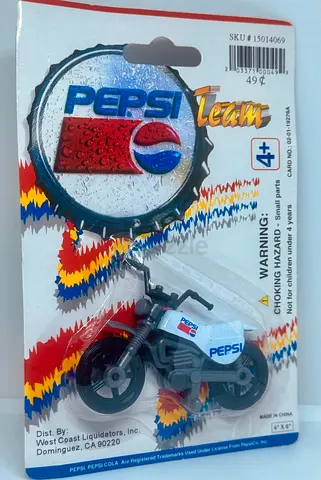 Pepsi Team Motorcycle Toy