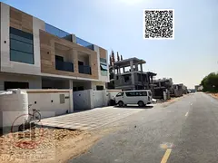 For sale, a villa in Ajman Al Helio, 5 master rooms, a Majles room, a hall, and a maid’s room, fre