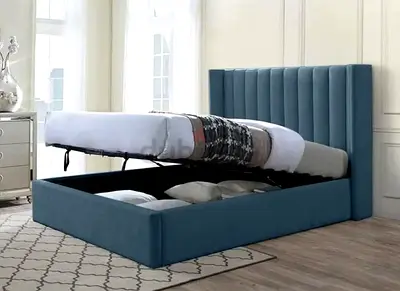New Model King size Luxury Family bed with hydrolic storage Available