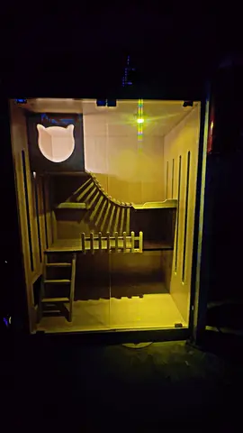 Stylish Cat House with Multiple Levels