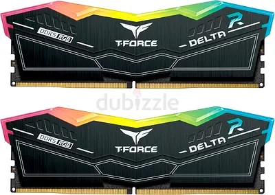 TEAMGROUP T-Force Delta RGB DDR5 Ram 32GB (2x16GB) 6000MHz PC5-48000 CL30 Desktop Memory Module Ram