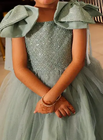 Beautiful fancy long dress for girls