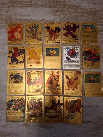 Rare Pokémon Trading Cards Collection 19 pcs