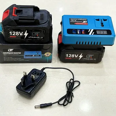 Smart Inverter with Lithium Battery 128V (2 Battery)