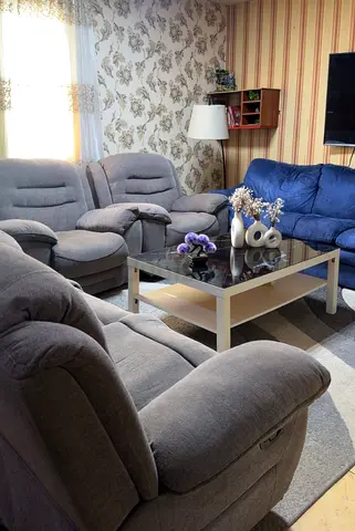 recline sofa set with table