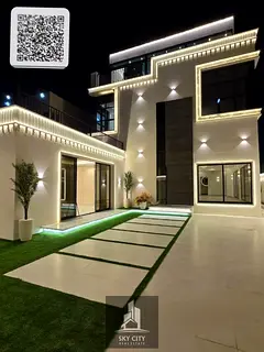Al Rawda 5000 sq ft, centrally air-conditioned, ready-to-move-in villa with electricity, water, and