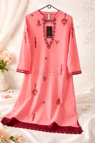 Beautiful Embroidered shirt and tie and die duppta 2pc Dress