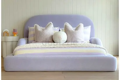 Sky blue 120*200 double Bed