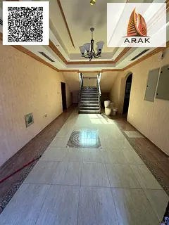 A spacious villa is available for annual rent in Al Jurf, Ajman, suitable for residential or commerc