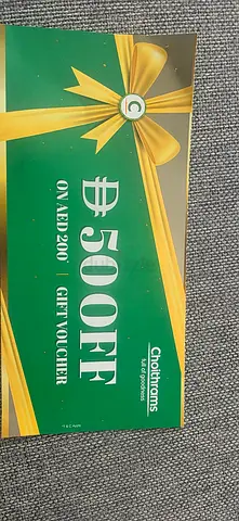 Choithrams Voucher worth 50 Aed