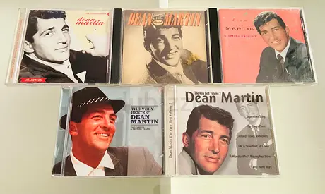 5 Dean Martin Music CD’s