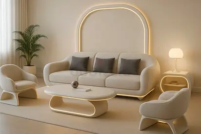 Beautiful sofa set for living room