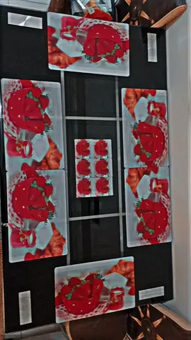 Aesthetic black dining table