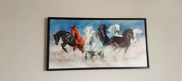 Stunning Framed Horse Artwork