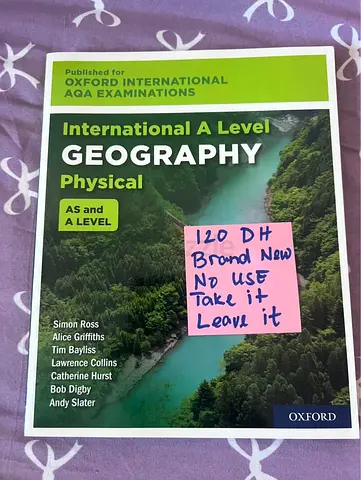 OXFORD INTERNATIONAL AQA EXAMINATIONS, International A Level GEOGRAPHY Physical AS and A LEVEL