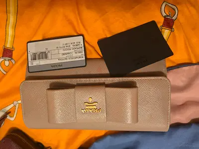 Prada Saffiano Wallet Pink