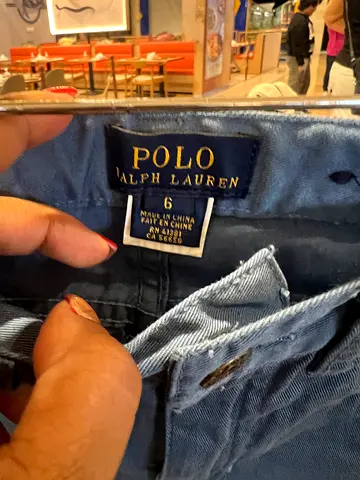 2 Ralph Lauren Polo boys  Chinos blue size age 6