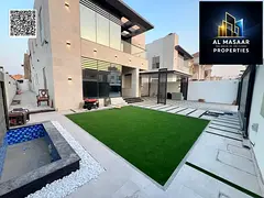 Modern design, 5000 sq ft space with a garden behind Ajman Academy, price includes air conditioning