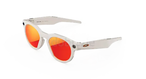 Meta Oakley HSTN Smart glasses Prizm Ruby Lenses - Frame Warm Grey