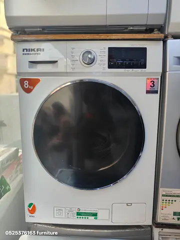 Nikai 8 kg Front Load Washing Machine - Efficient Cleaning