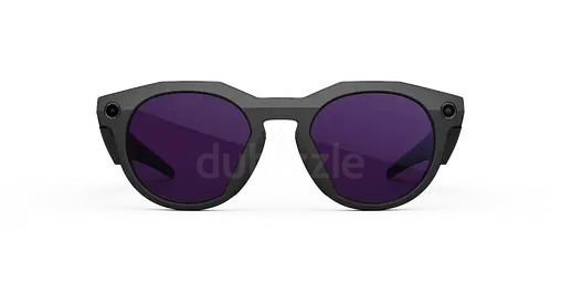 Meta Oakley HSTN Smart Glasses Transitions Amethyst Lenses - Frame Black