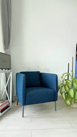 Beautiful Blue Accent Armchair EKERÖ