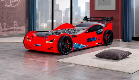 Cool Turbo Car Bed for Kids