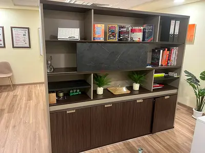 Stylish and Functional Bookcase with Storage