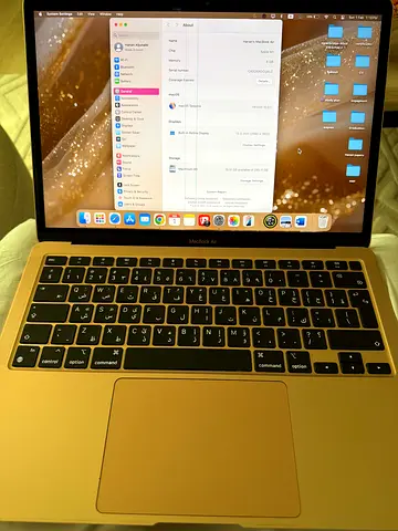 MacBook Air M1 - Gold 2021