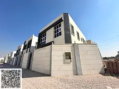 Corner villa for sale in Al Helio 2 – Ajman | Includes electricity, water and air conditioning | F