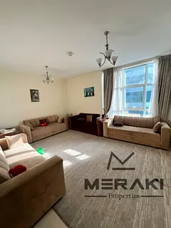 Two bedrooms and a living room for ownership in Al Orient Towers, Ajman, with a monthly installment