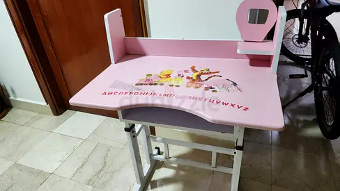 Pink Kids Study Table For Sale