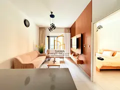 Spacious Fully Furnished 1bhk || With Balcony +Gym pool parking || For Rent In Al Mamsha ||