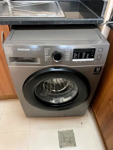 Samsung, 8KG Front Load Washer, Silver, WW80TA046AX