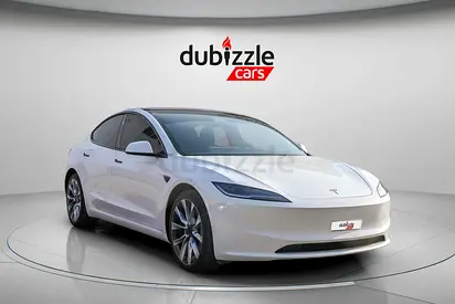 AED 1641/month | 2024 Tesla Model 3  | GCC Specs | Ref#413679
