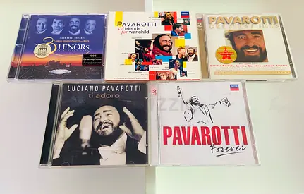 5 Luciano Pavarotti Music CD’s