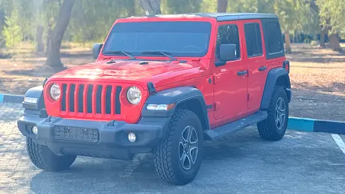JEEP WRANGLER SPORT 2023 GCC UNDER WARRANTY AND SERVICE CONTRACT